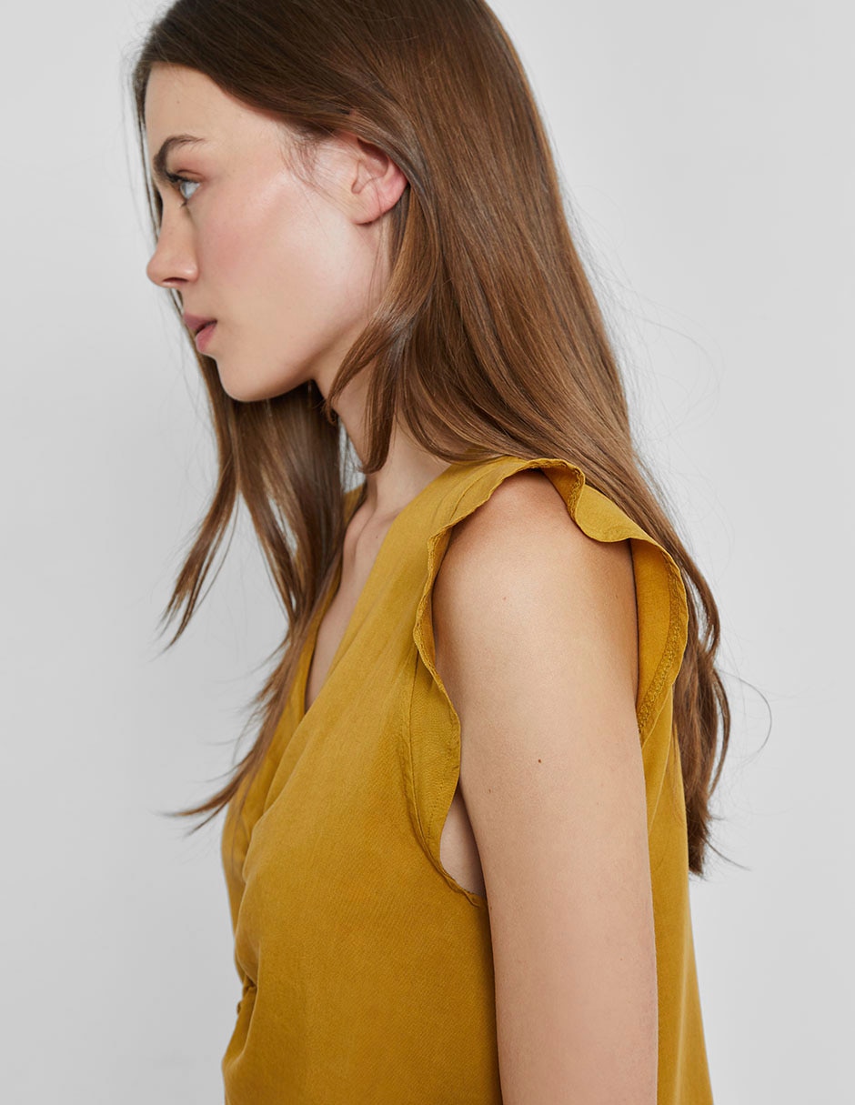 Blusa manga corta para mujer 6