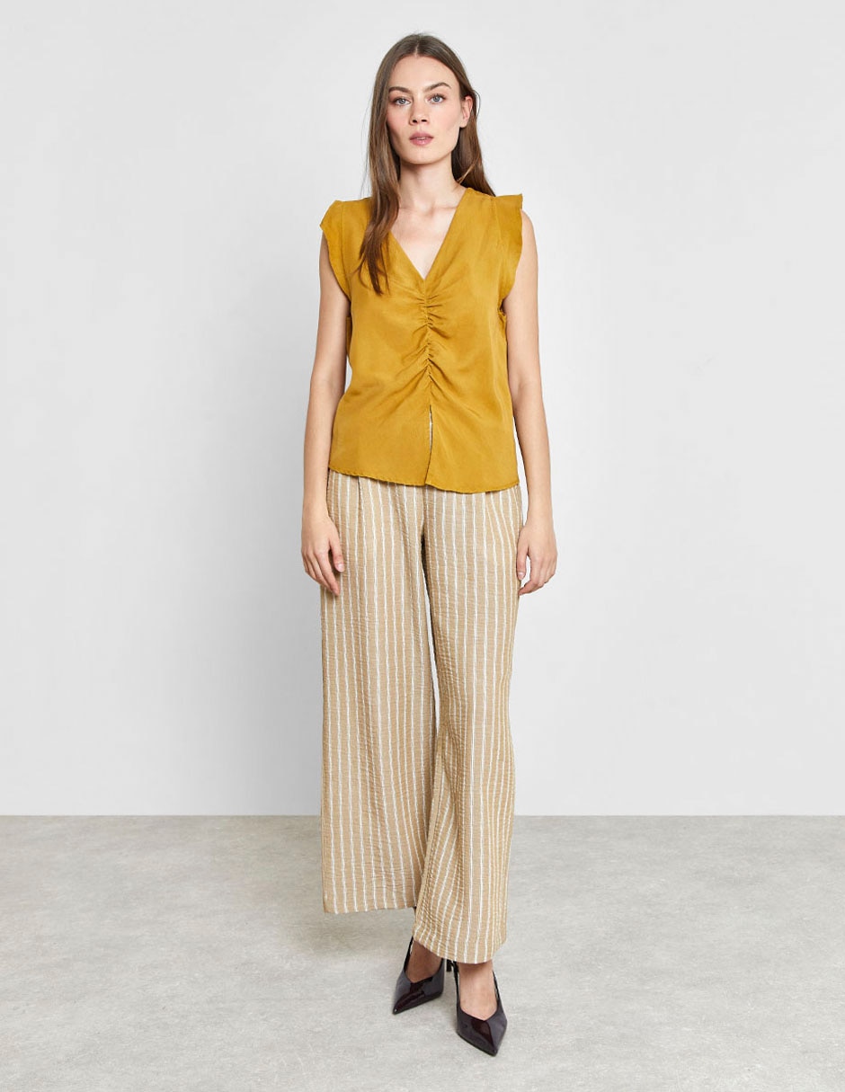 Blusa manga corta para mujer 8