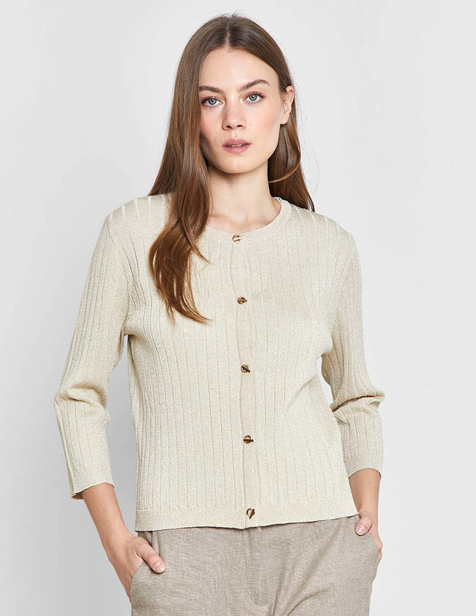 Suéter cuello redondo para mujer 3
