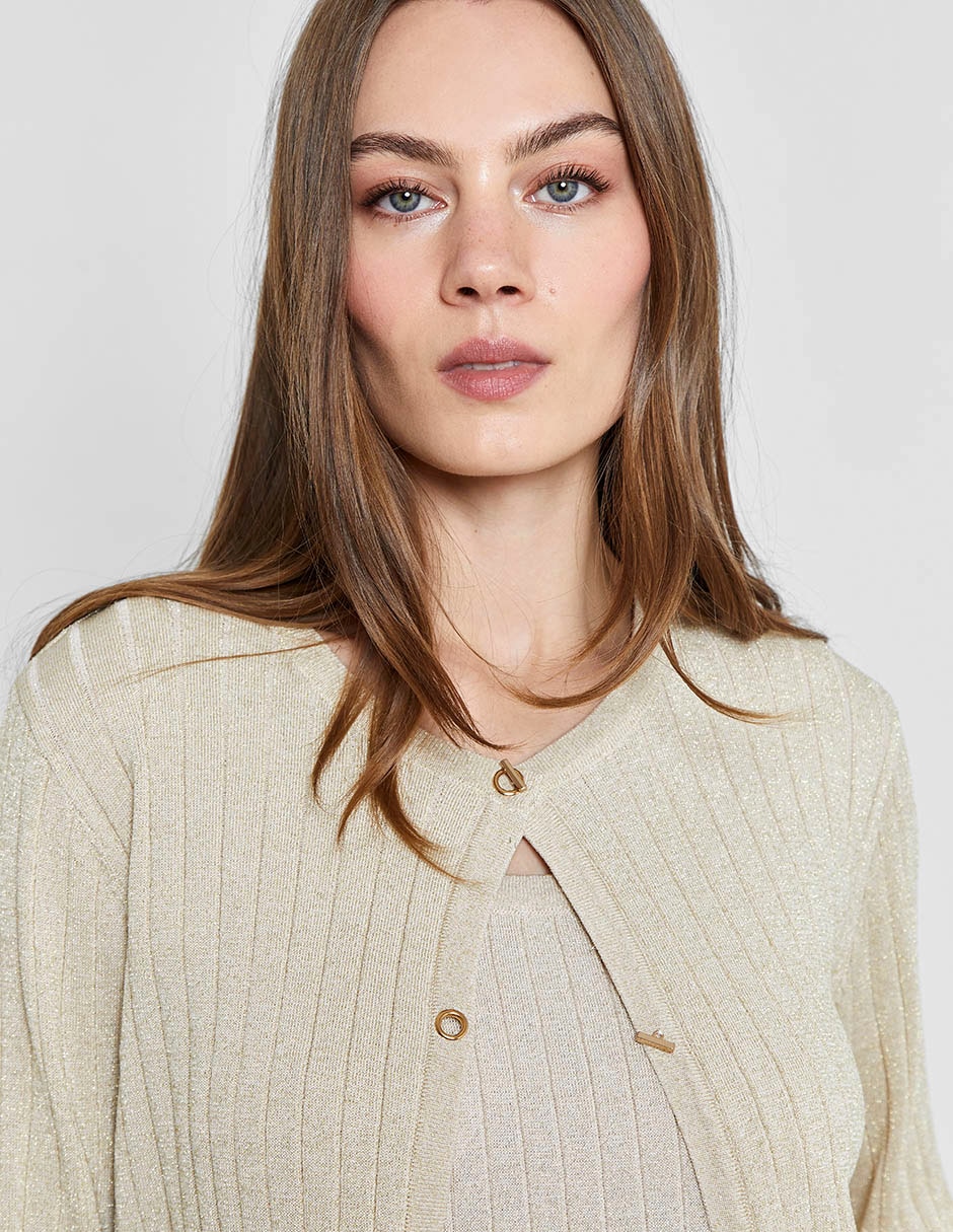 Suéter cuello redondo para mujer 4