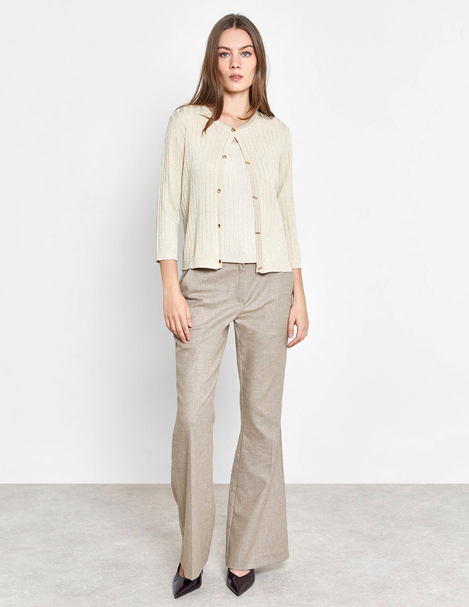 Suéter cuello redondo para mujer 5