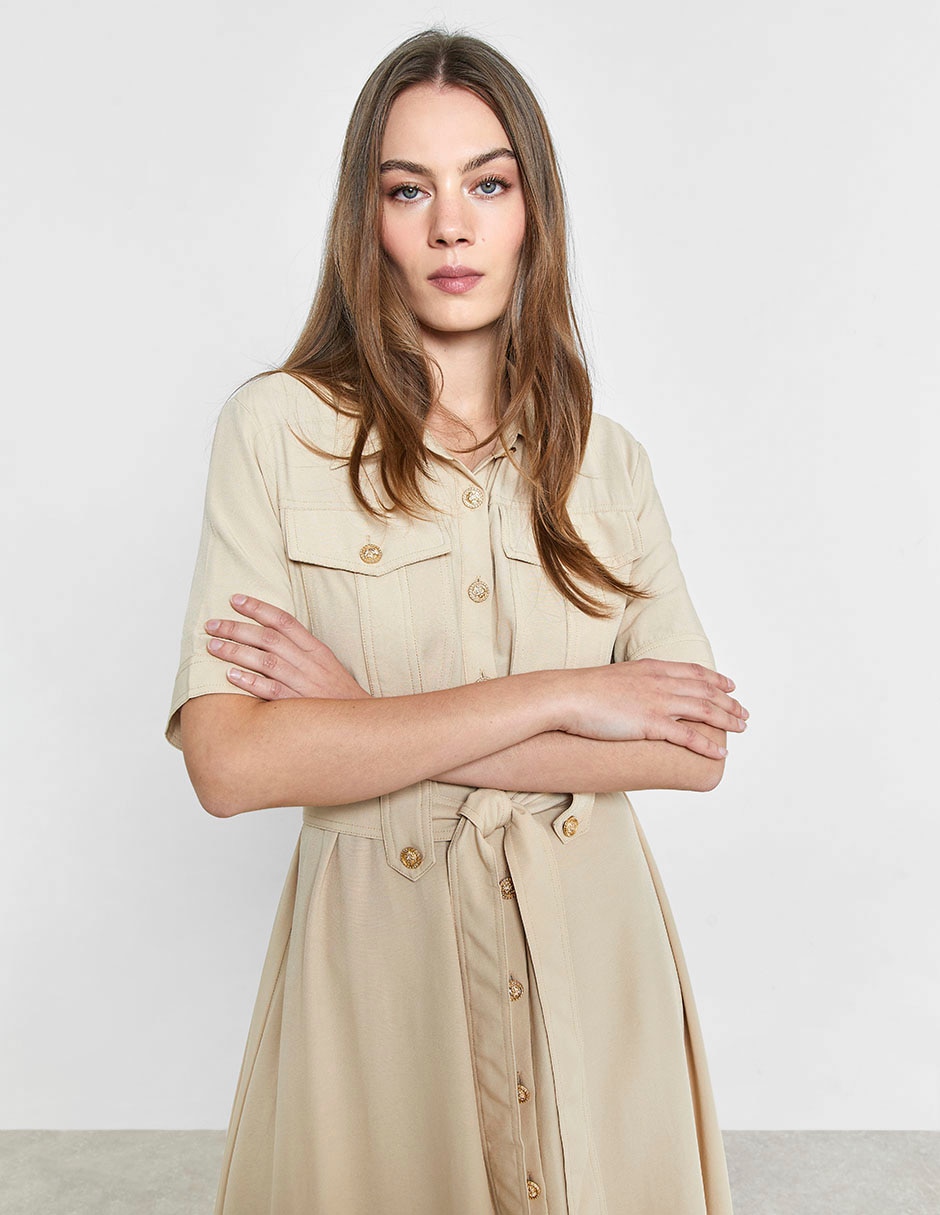 Vestido crop casual para mujer 5