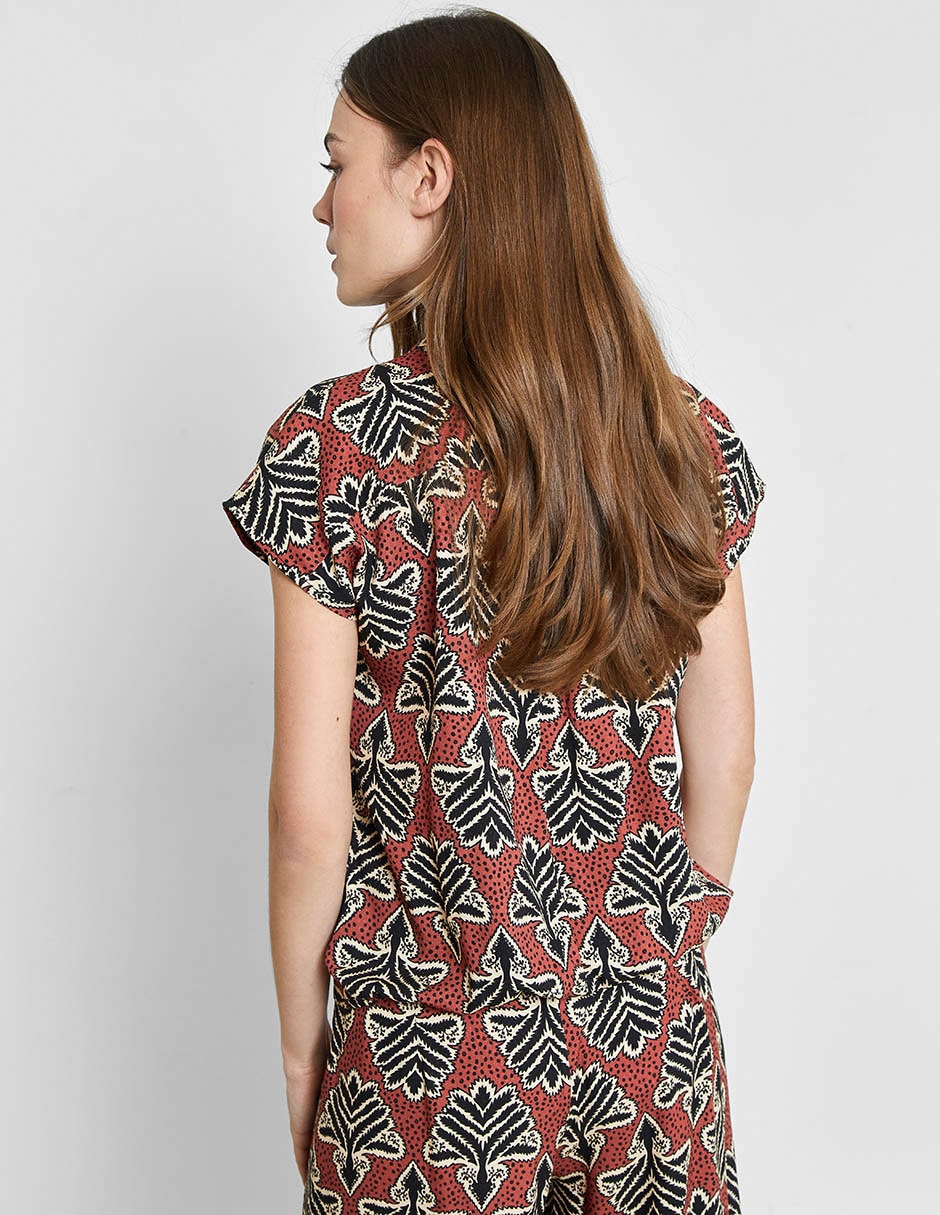 Blusa manga corta para mujer 2