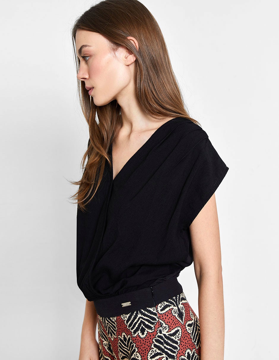 Blusa manga corta para mujer 2