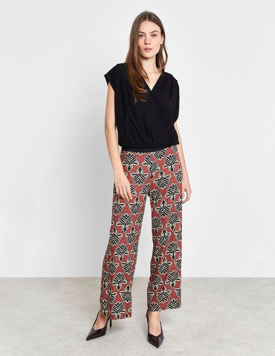 Blusa manga corta para mujer 5