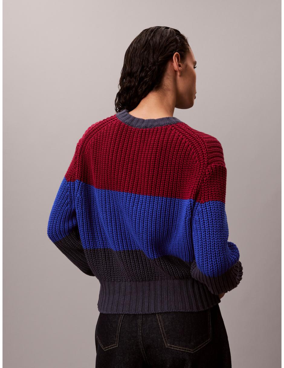 Suéter cuello redondo para mujer 4