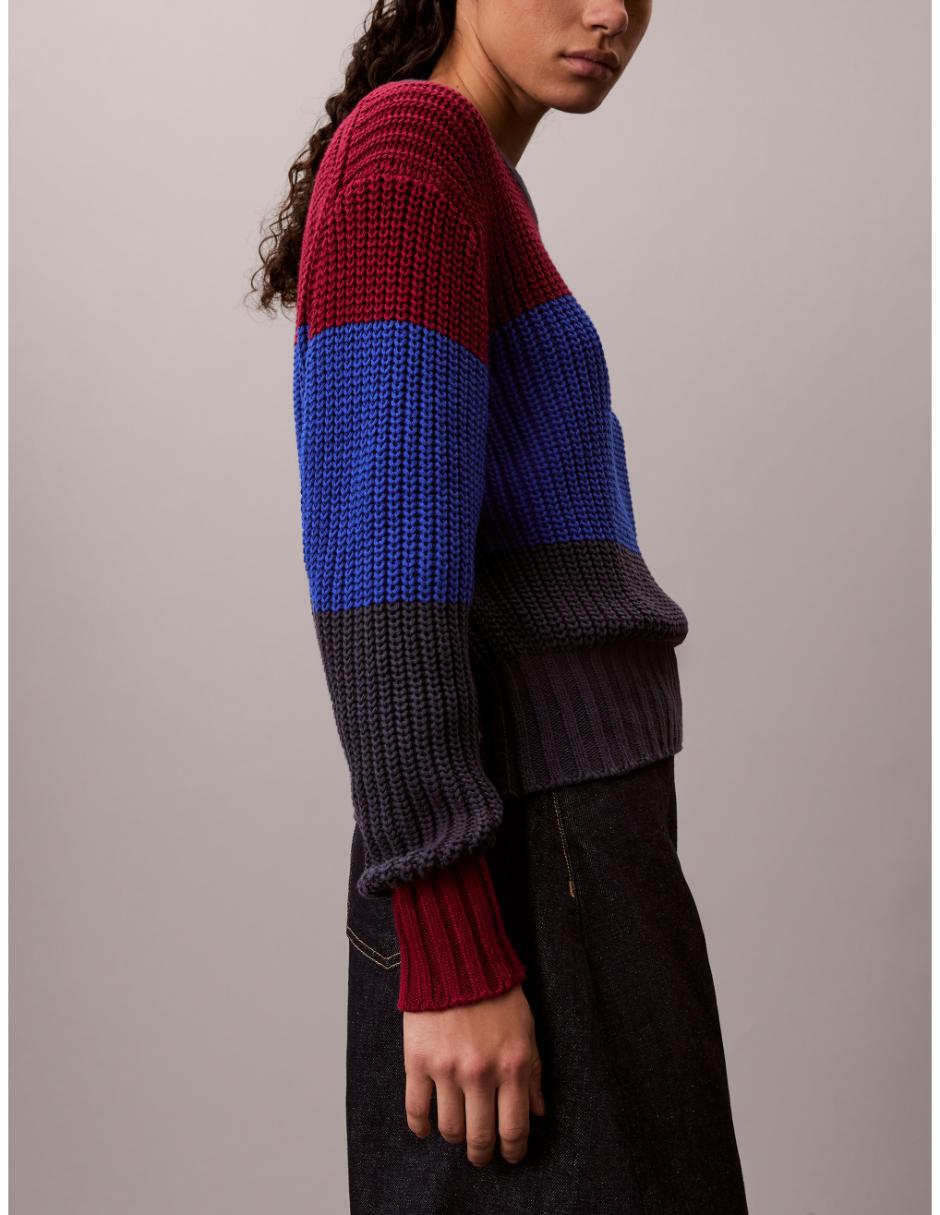 Suéter cuello redondo para mujer 6