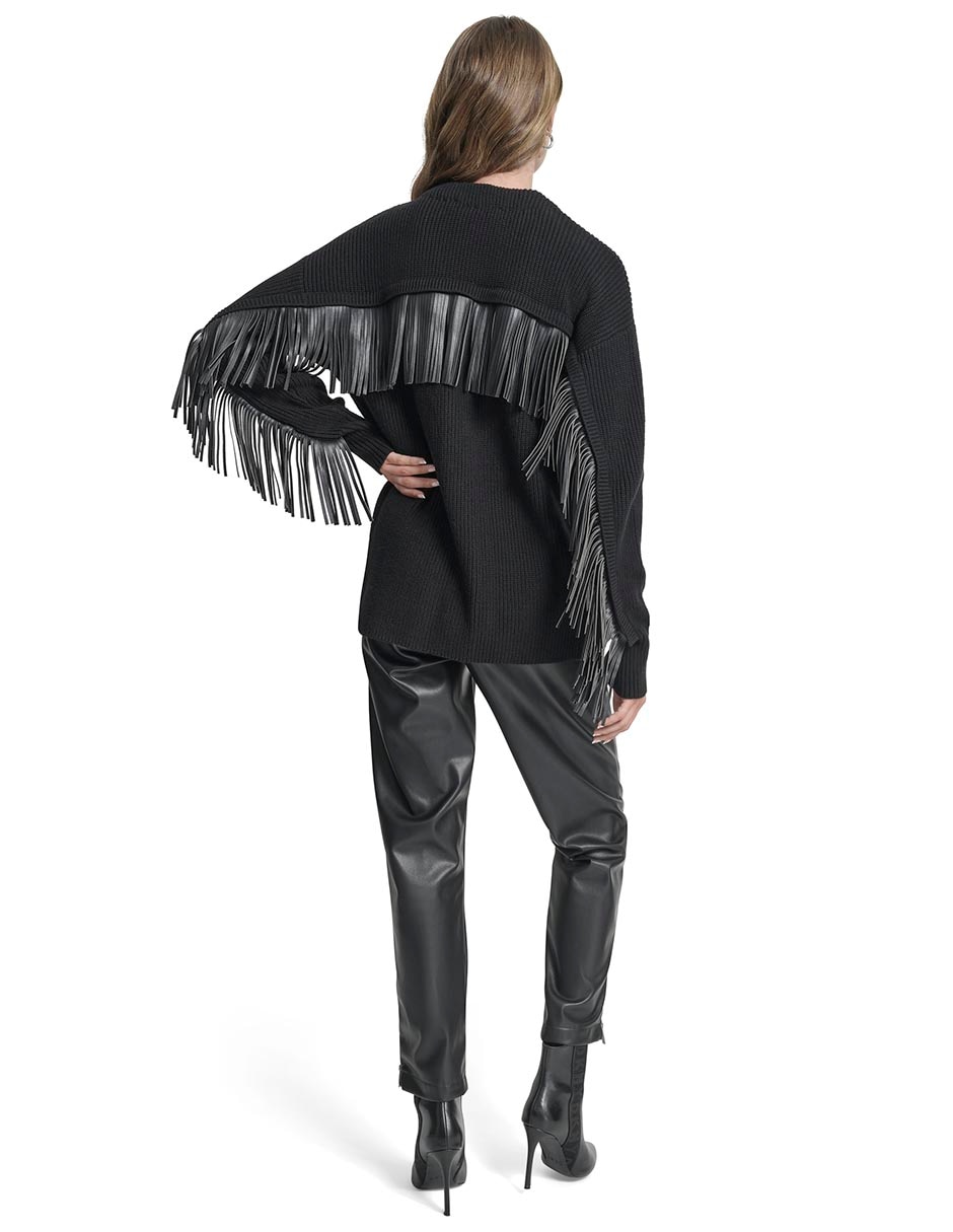 Suéter cuello v para mujer 2
