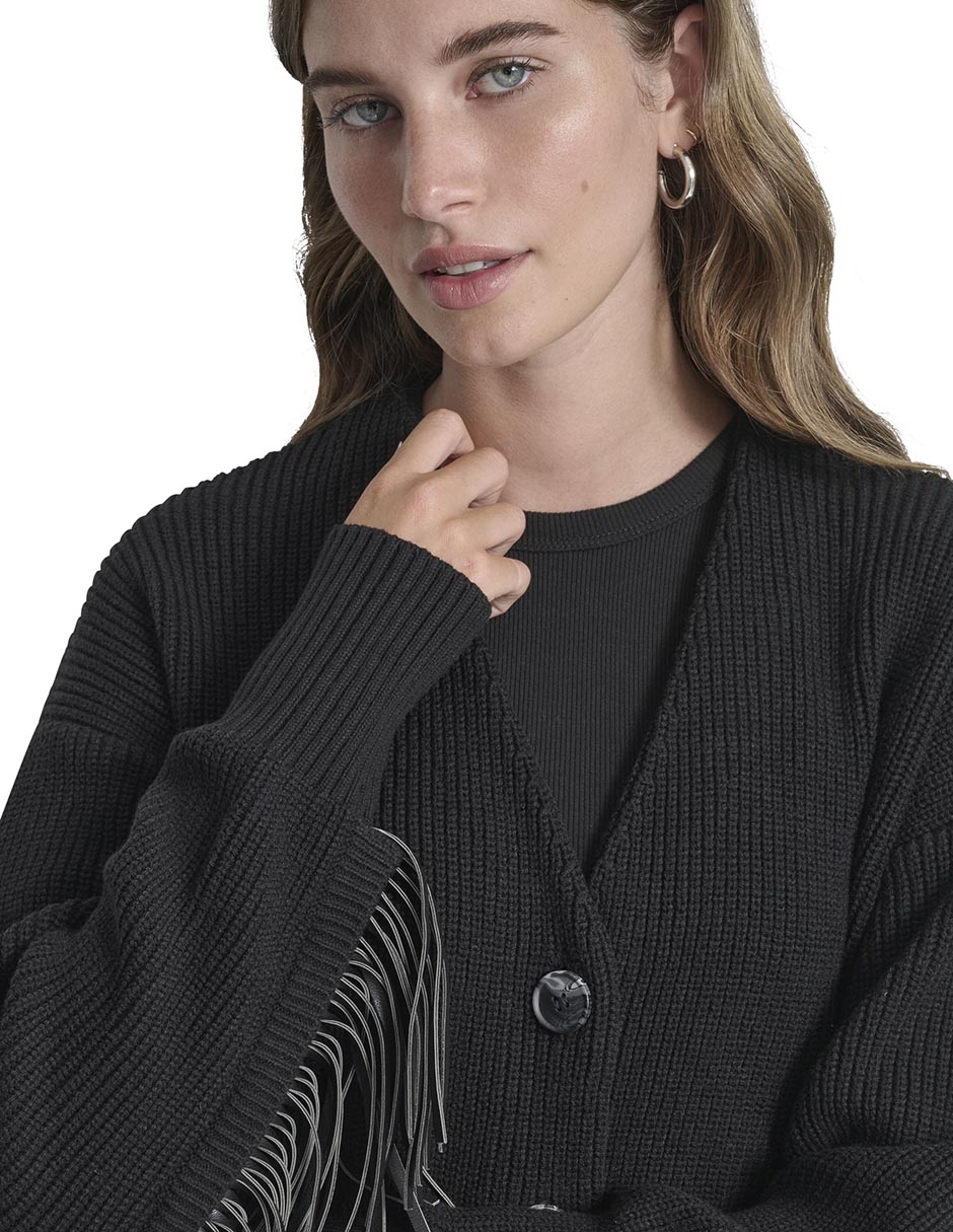 Suéter cuello v para mujer 3
