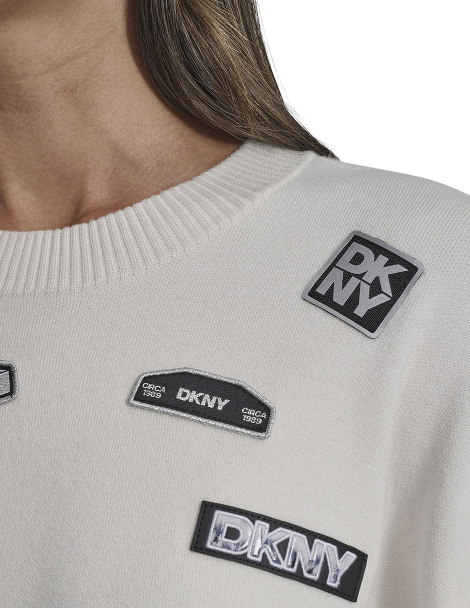 Suéter cuello redondo para mujer 2