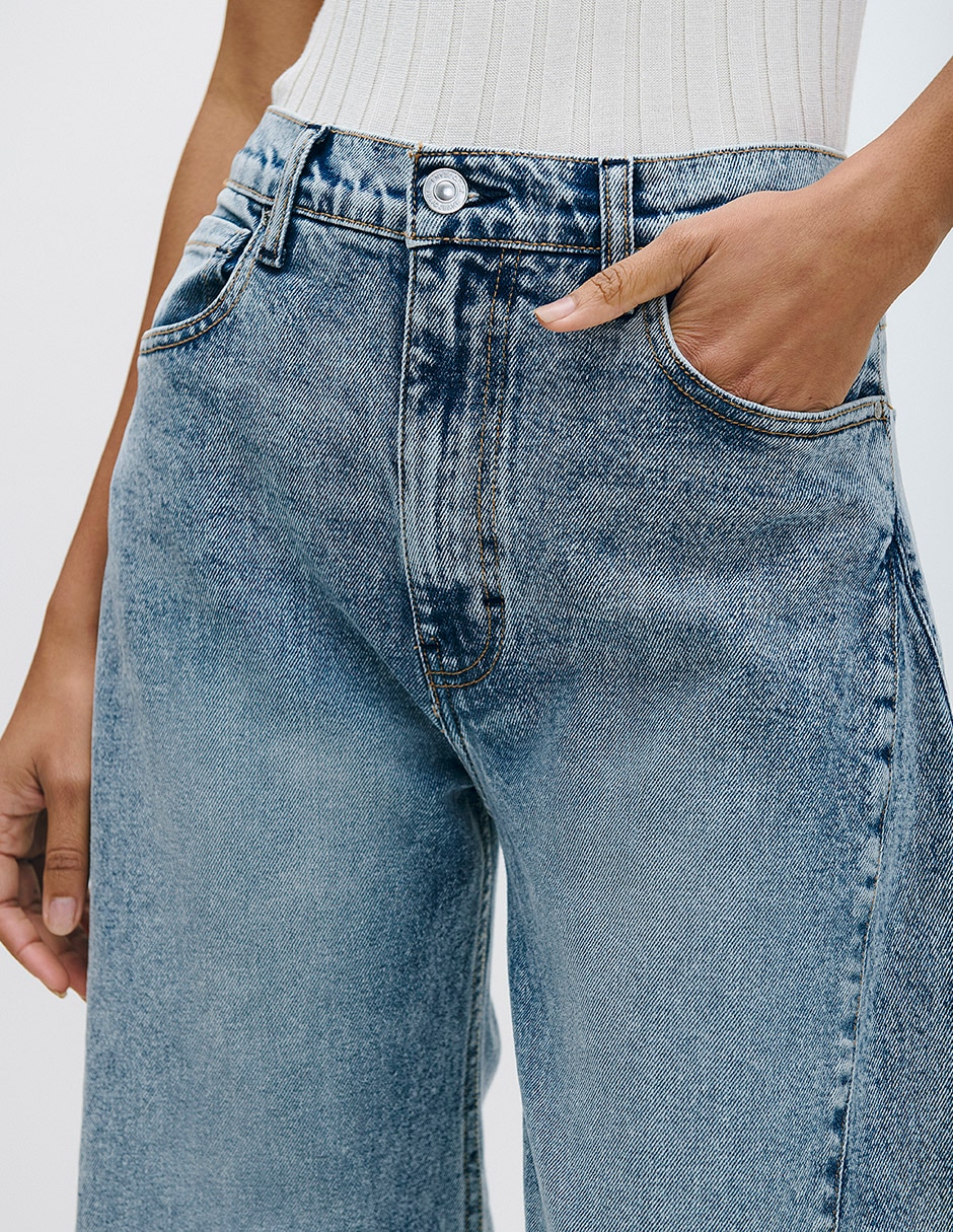 Jeans barrel para mujer 3