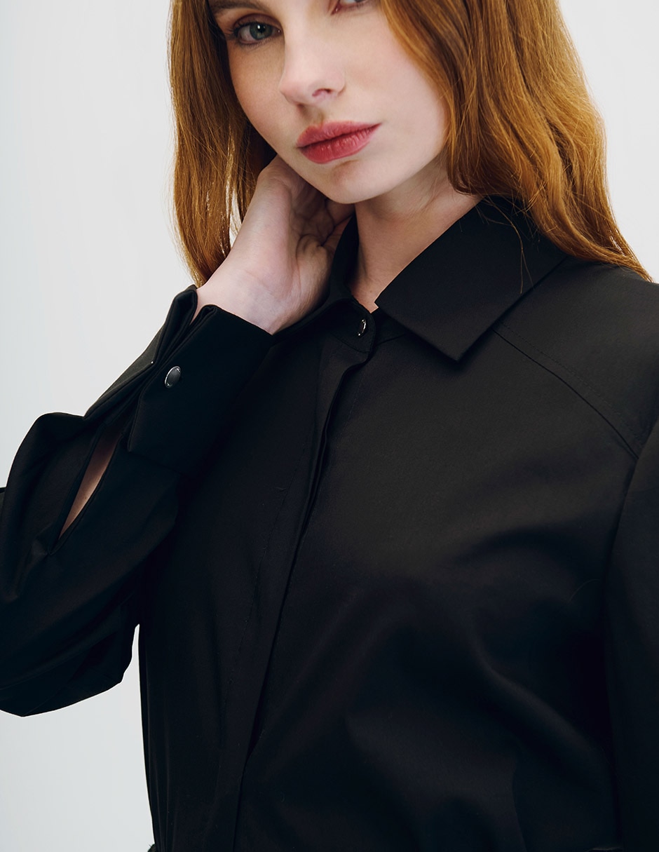 Blusa manga larga para mujer 4