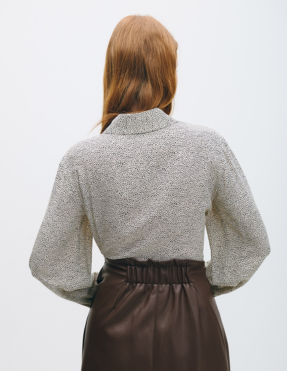 Blusa camisera manga larga para mujer 3