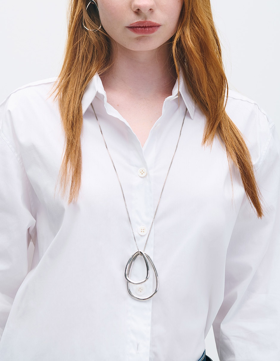 Blusa camisera manga larga para mujer 4