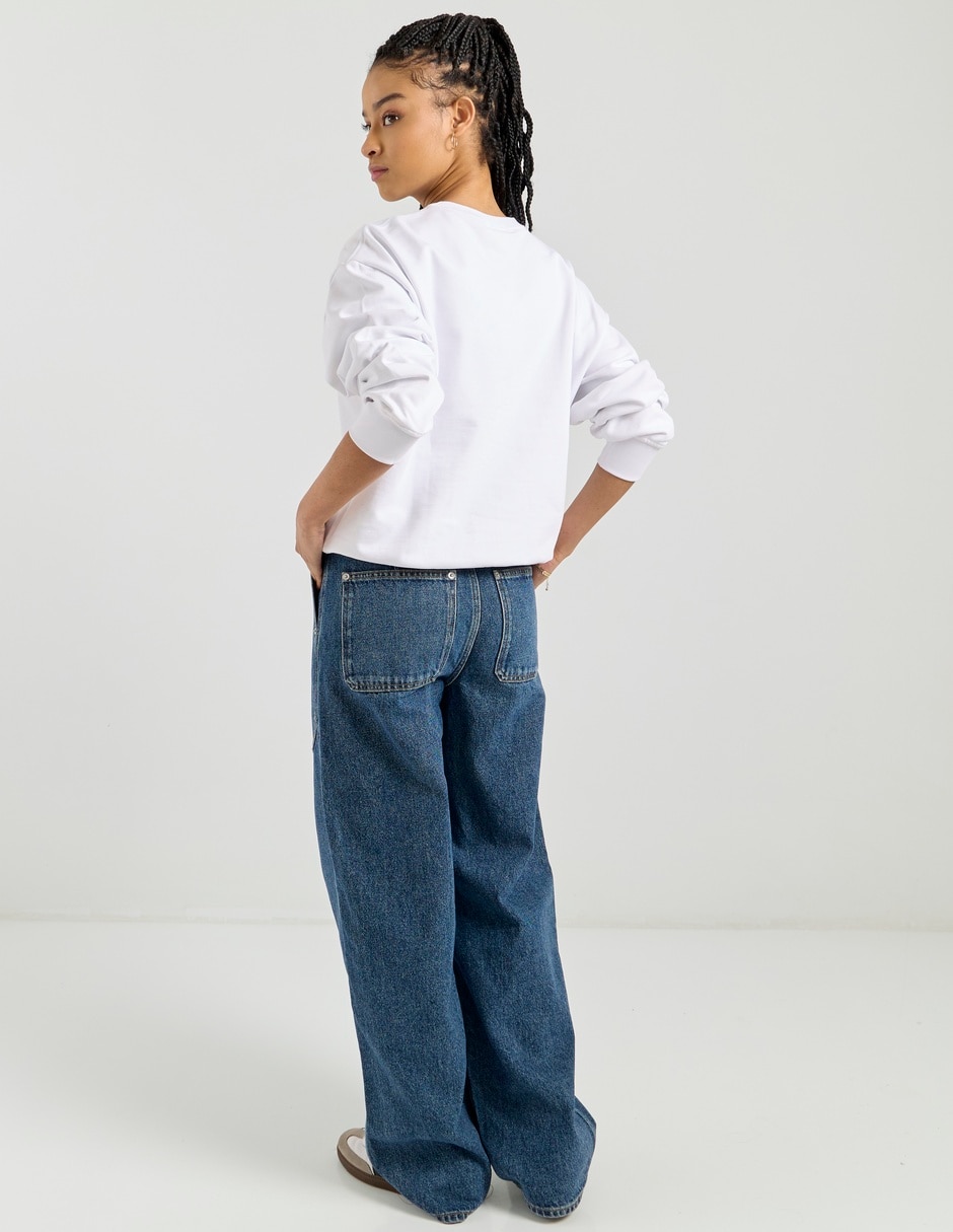 Jeans relaxed baggy para mujer 2