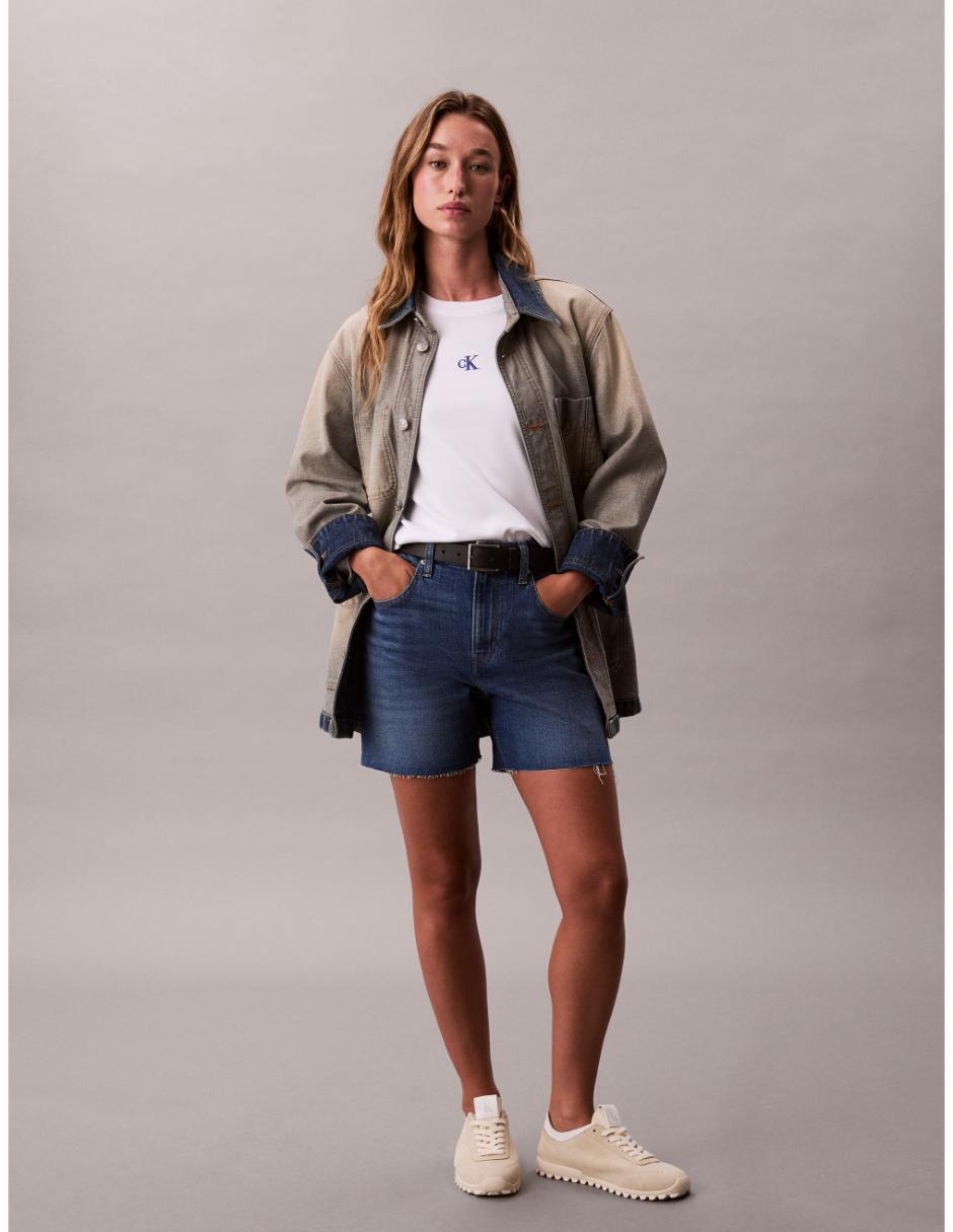 Playera manga larga cuello redondo para mujer 3