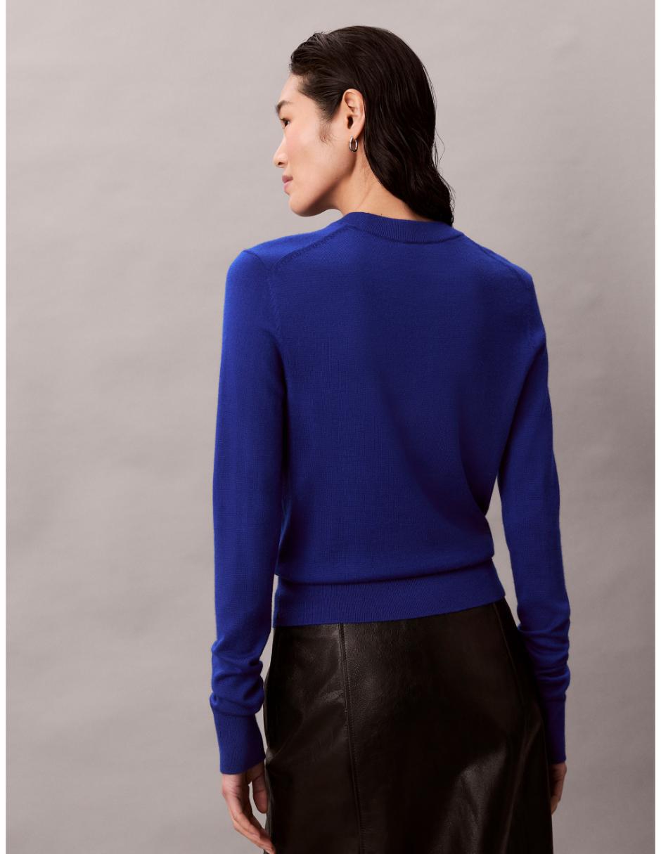 Suéter cuello redondo para mujer 4