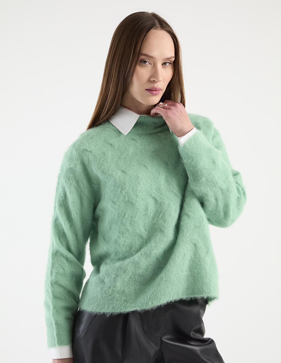 Suéter cuello alto para mujer Suéter cuello alto para mujer