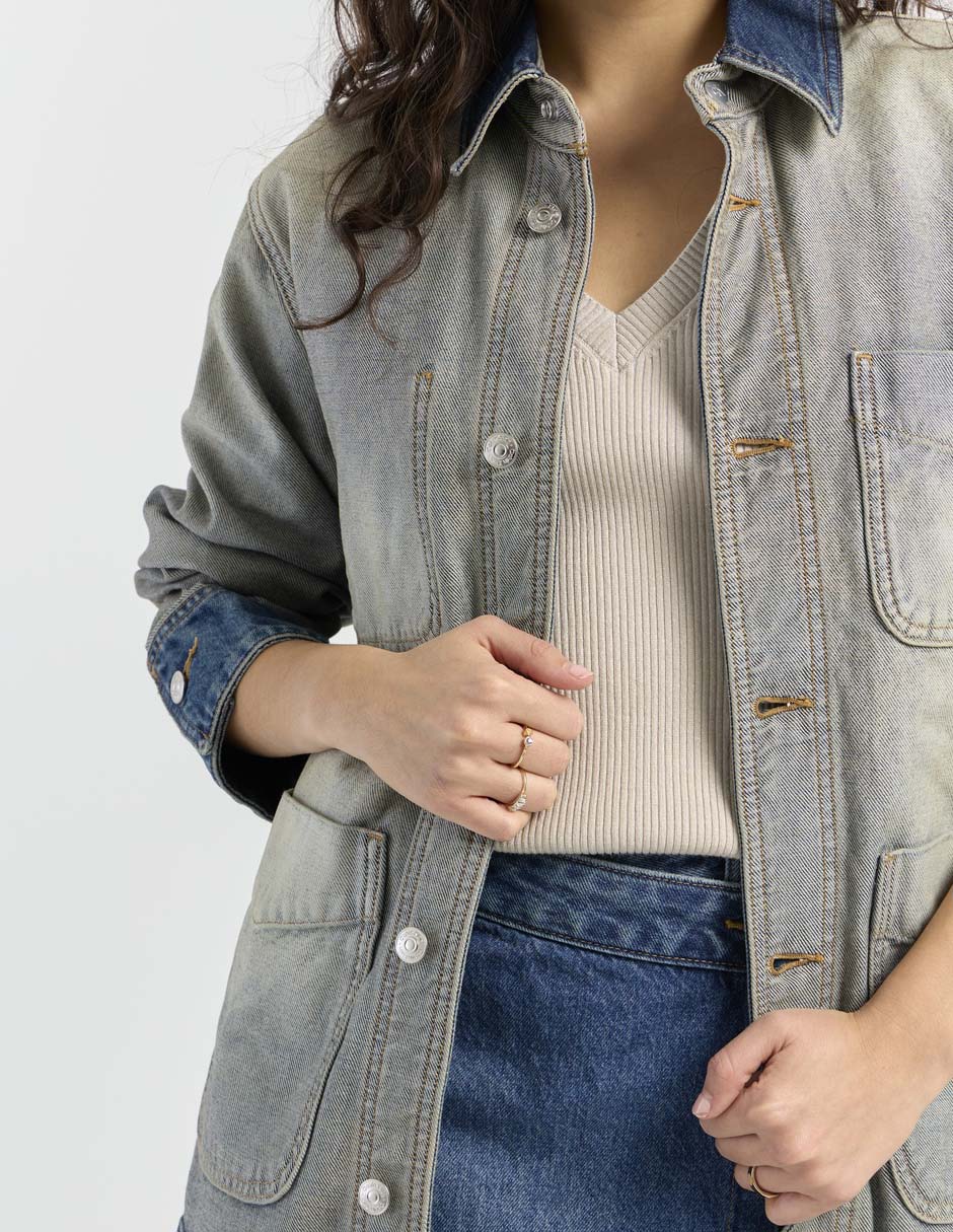 Chamarra denim Jeans para mujer 4