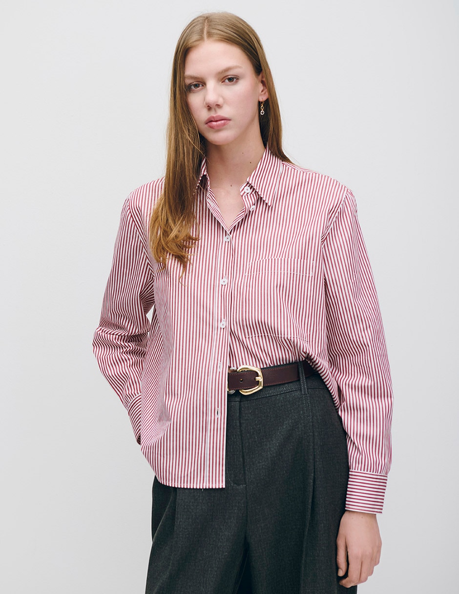Blusa manga larga para mujer
