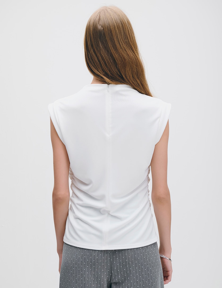 Blusa sin manga para mujer 2