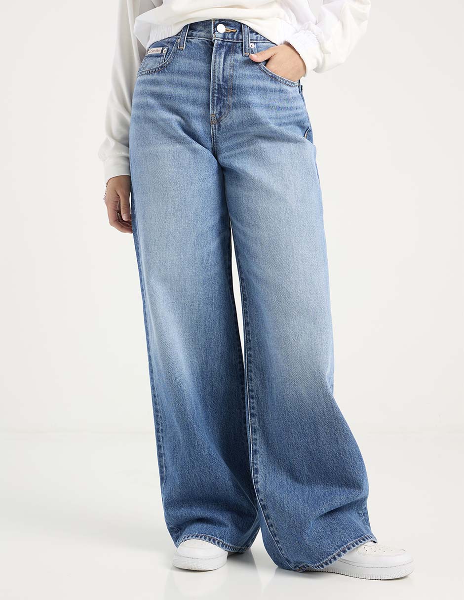 Jeans wide leg para mujer 2