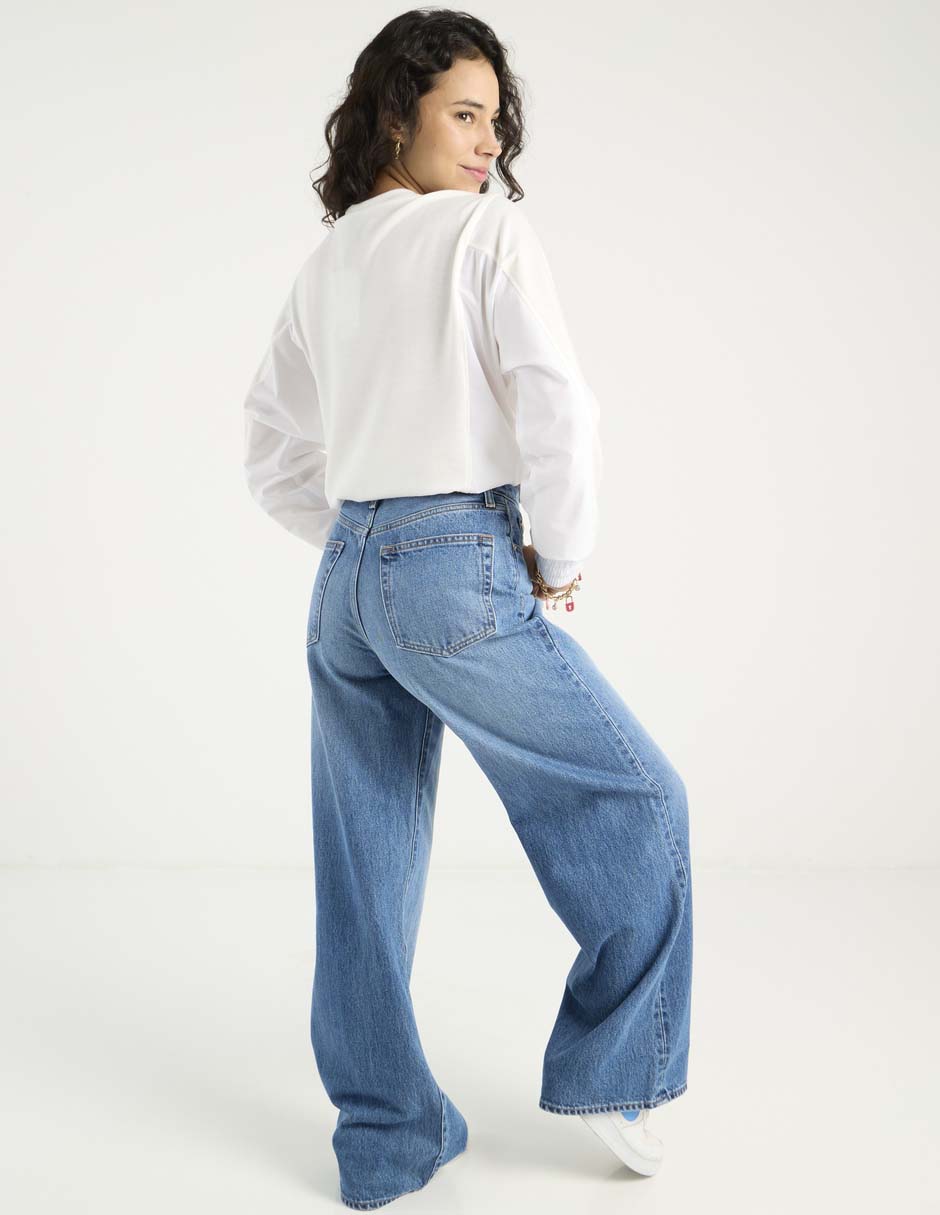 Jeans wide leg para mujer 6