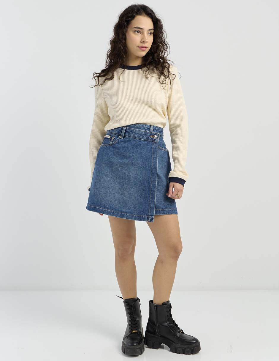 Falda mini a la cintura 3