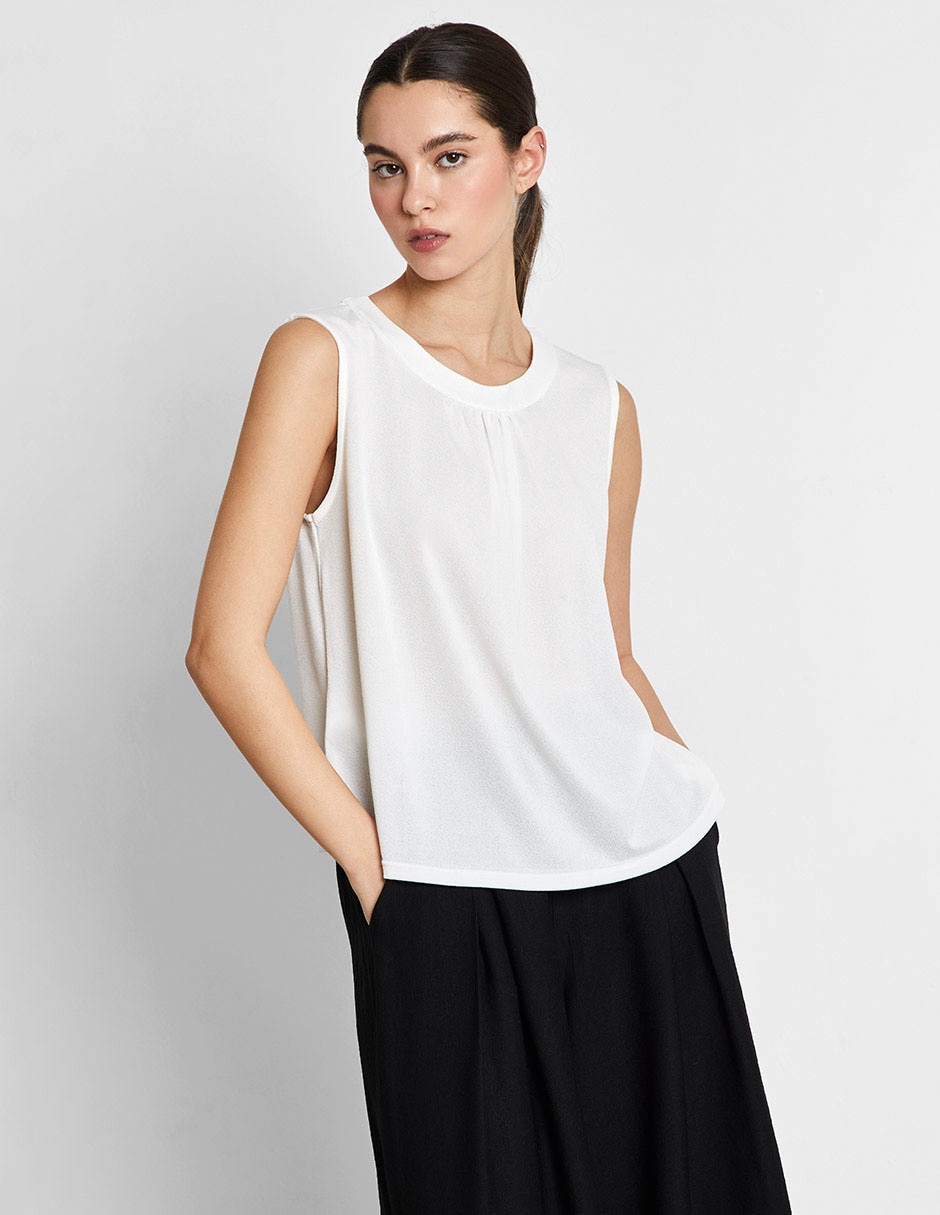 Playera Trucco cuello redondo para mujer