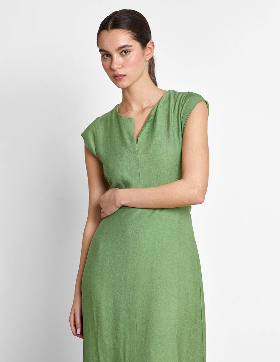 Vestido largo casual para mujer 4