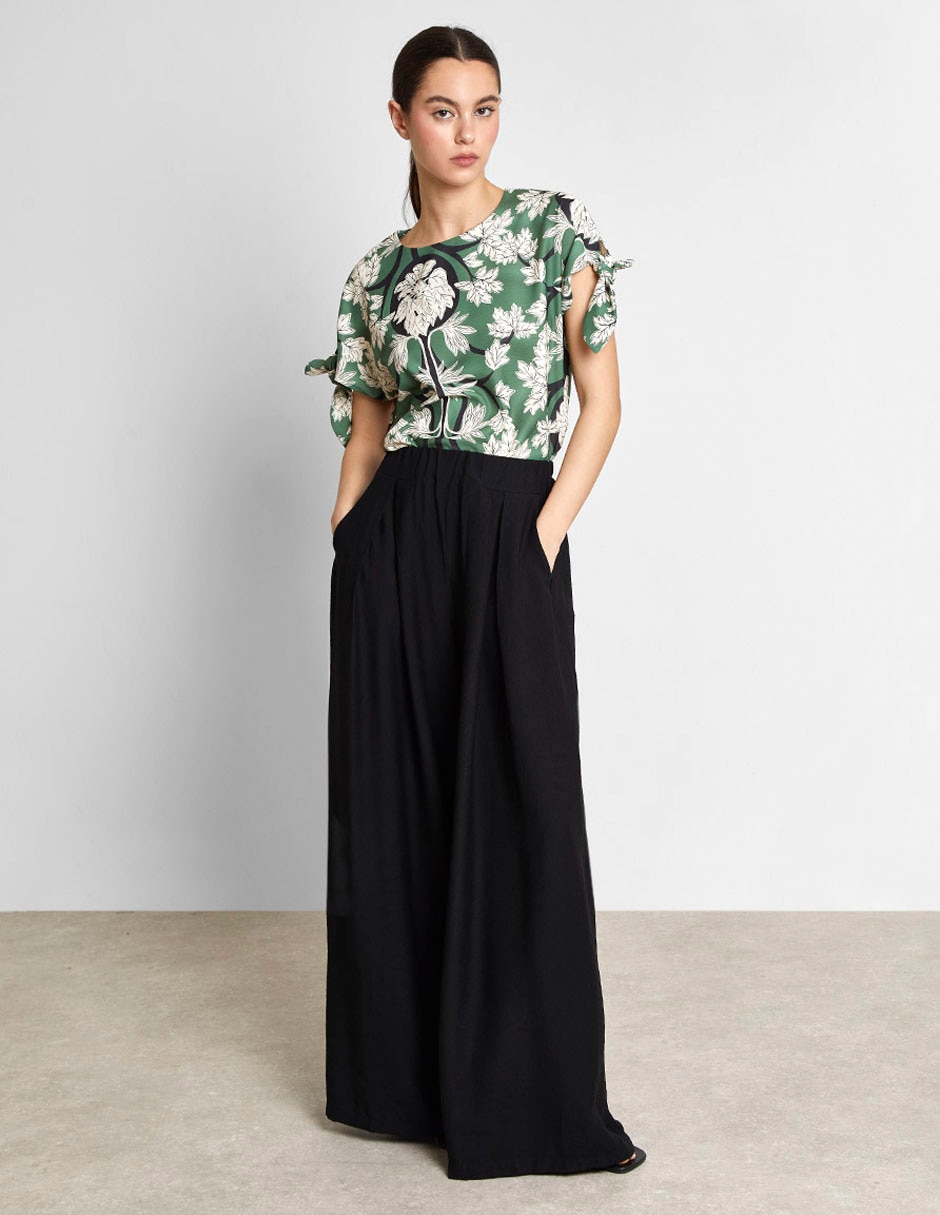 Blusa manga corta para mujer 5