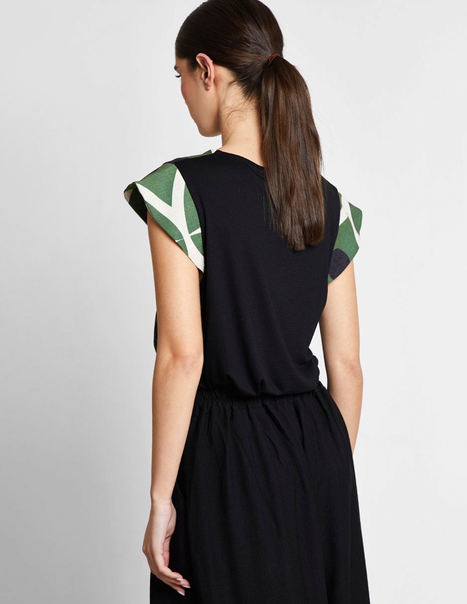 Blusa manga corta para mujer 3