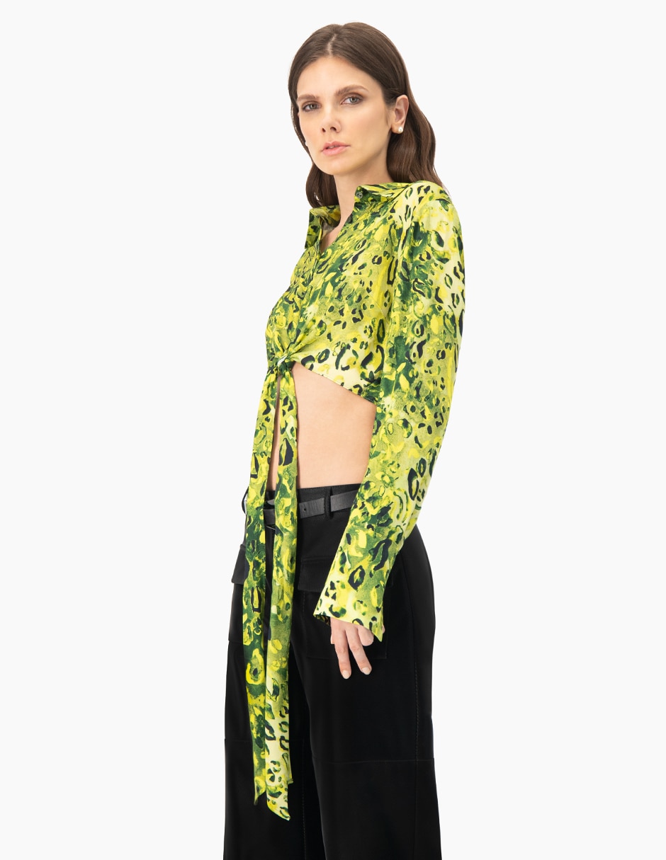 Blusa manga larga para mujer 3