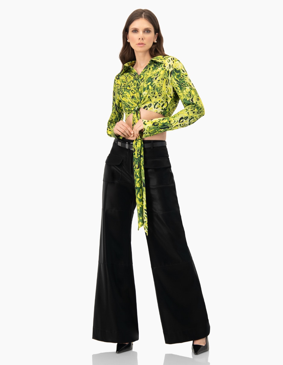 Blusa manga larga para mujer 4