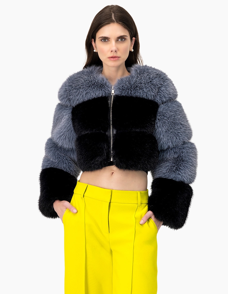 Chaqueta Chamarra Ivonne Liverpool Abrigo Lana Abrigos Para