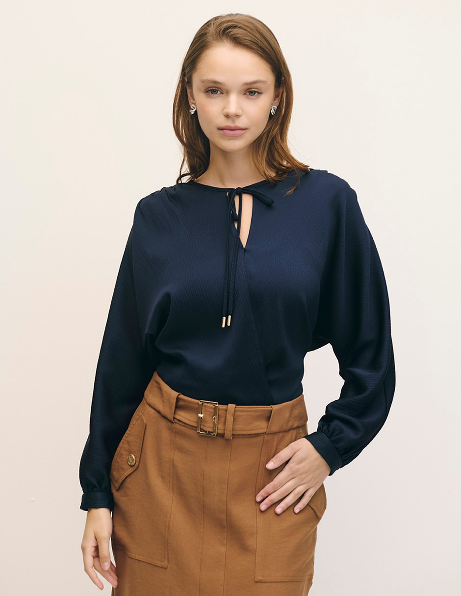 Blusa manga larga para mujer 1