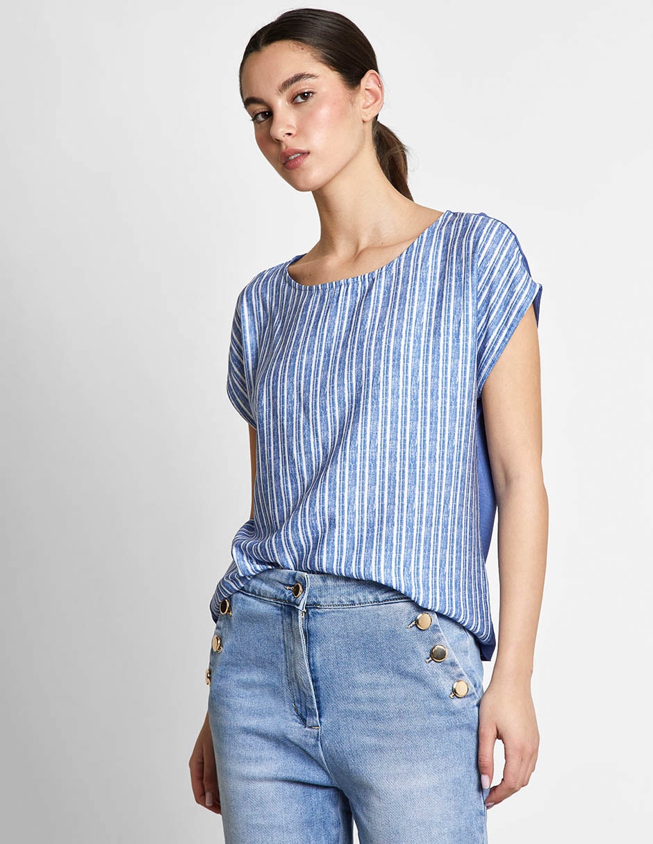 Blusa Trucco manga corta para mujer