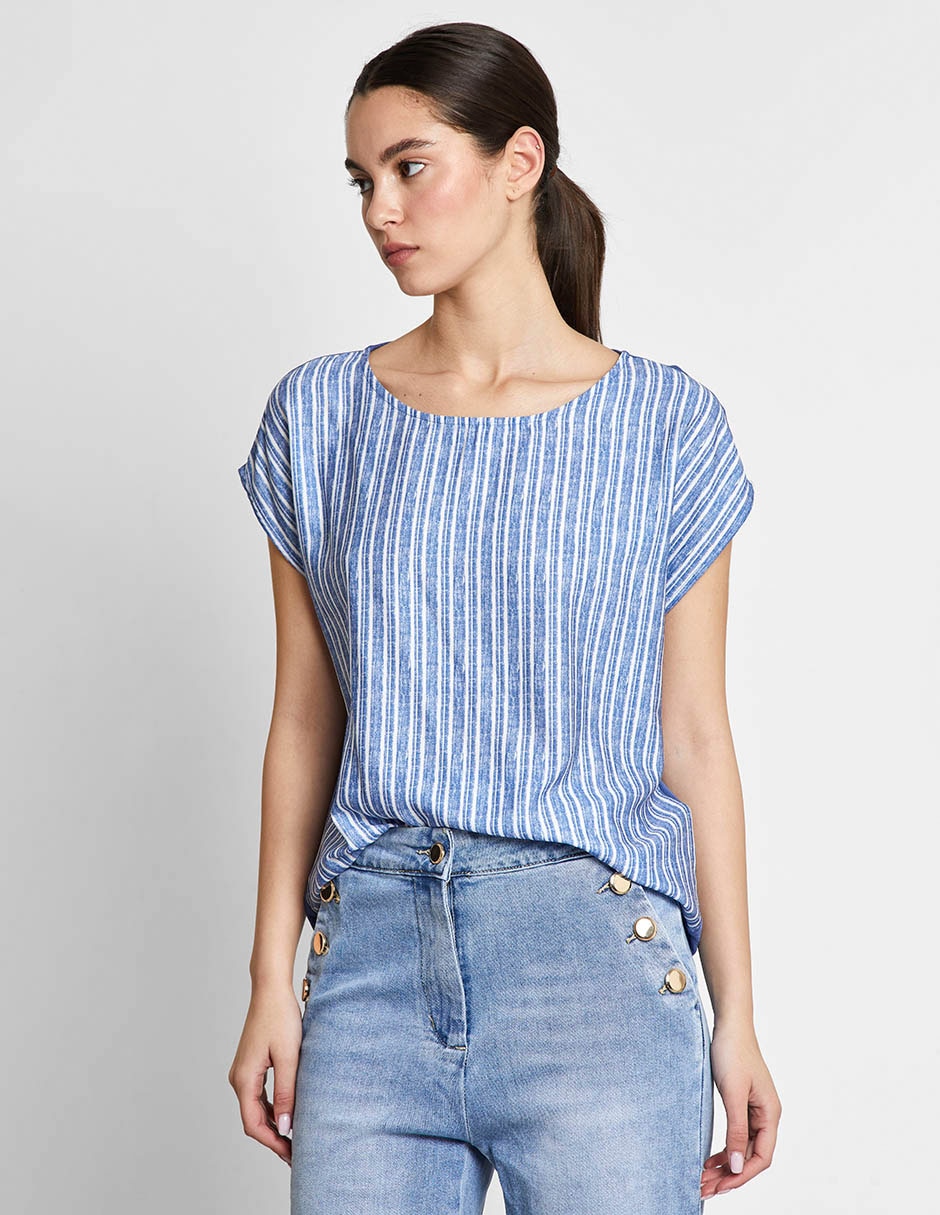 Blusa Trucco manga corta para mujer 4