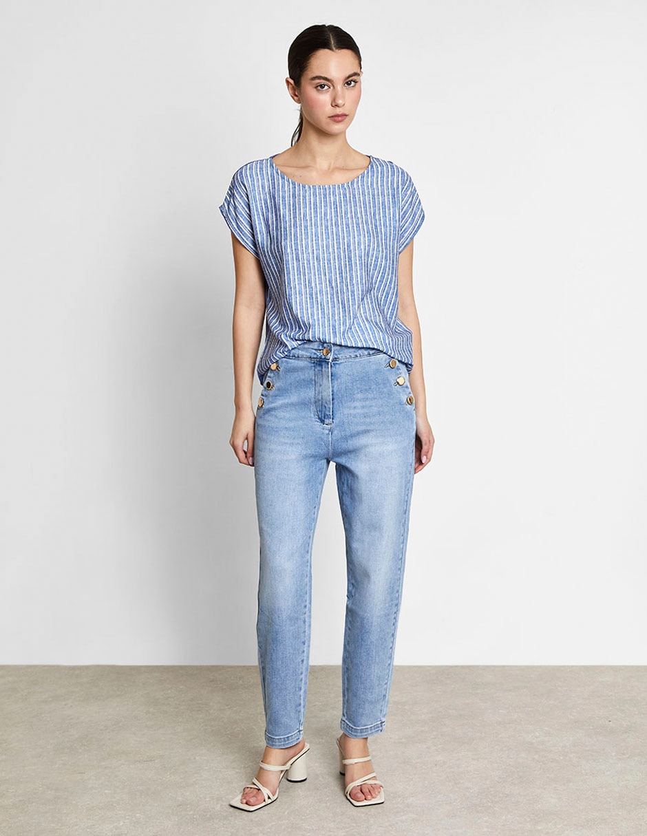 Blusa Trucco manga corta para mujer 5