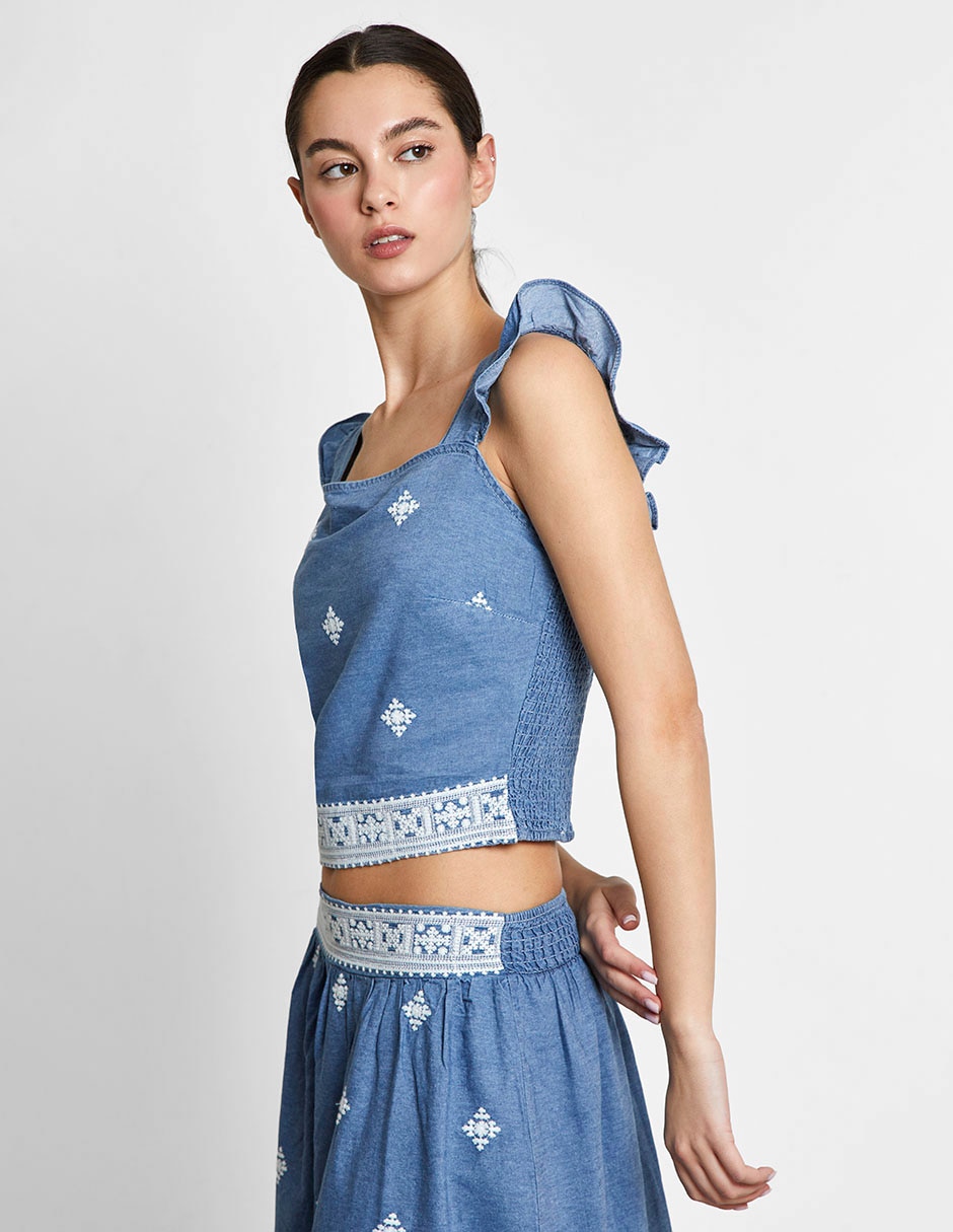Blusa de tirantes para mujer 2