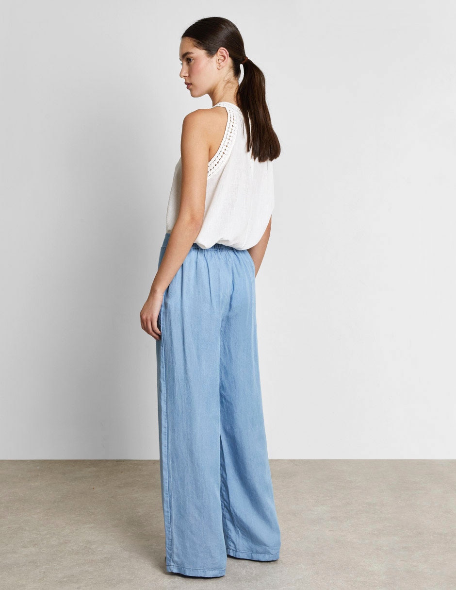 Pantalón relaxed Trucco amplio para mujer 2