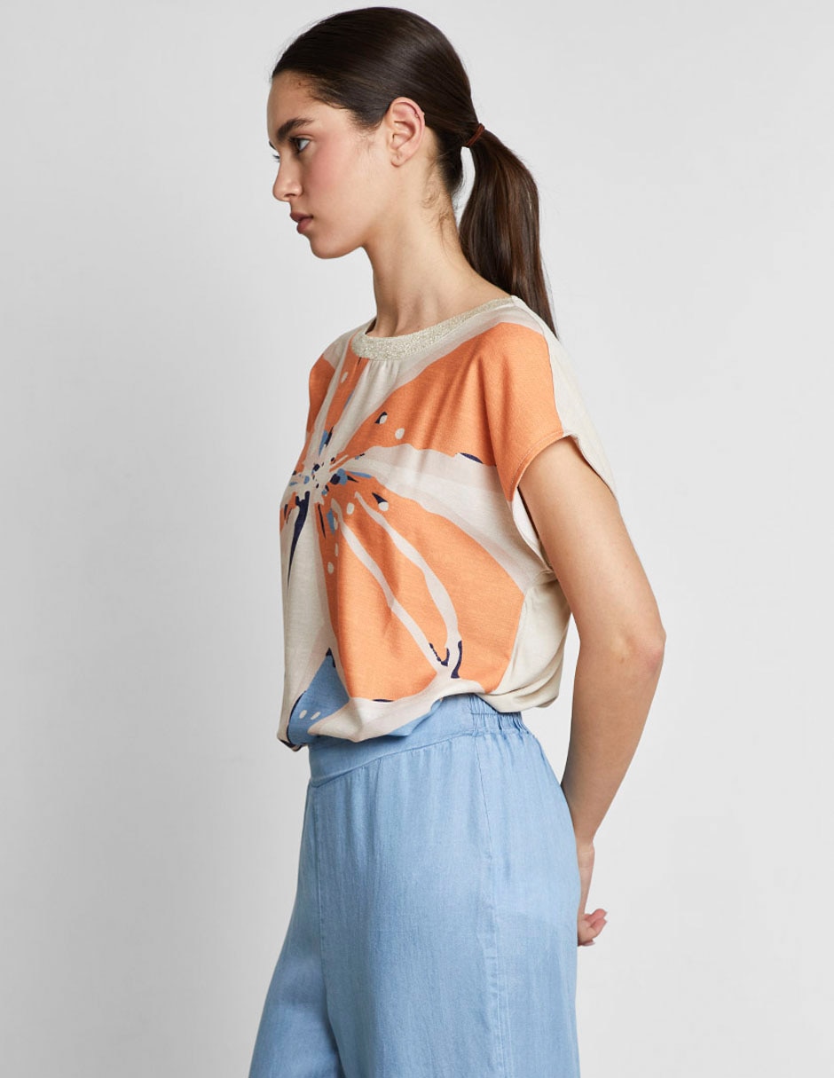 Blusa Trucco manga corta para mujer 2