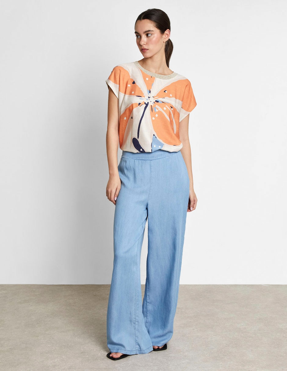 Blusa Trucco manga corta para mujer 5
