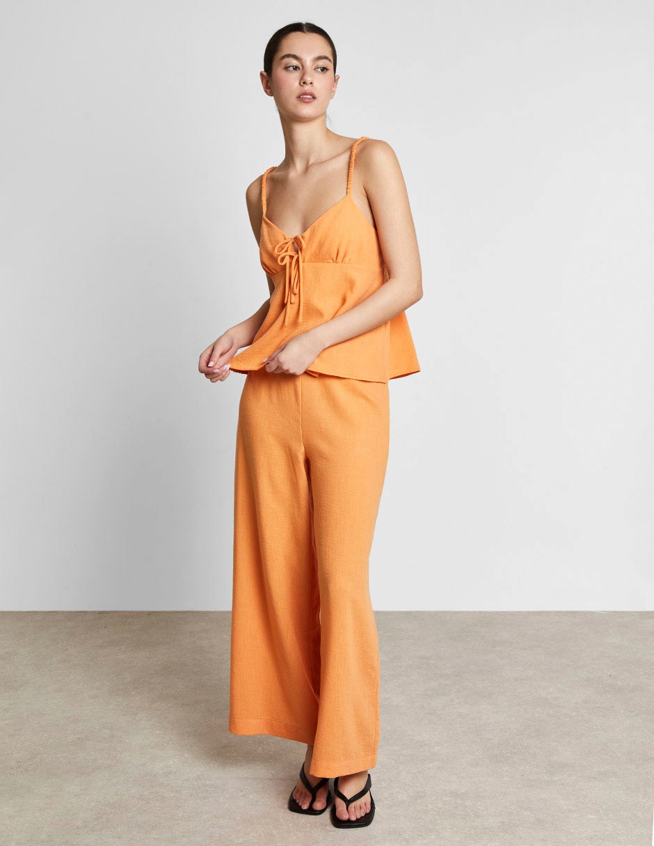 Pantalón relaxed amplio para mujer 4