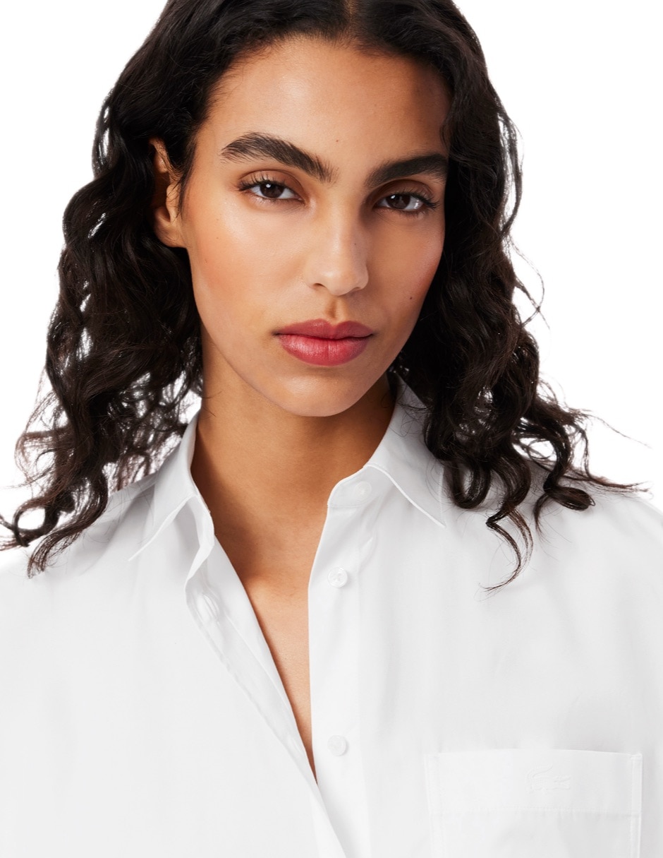 Blusa camisera manga larga para mujer 1