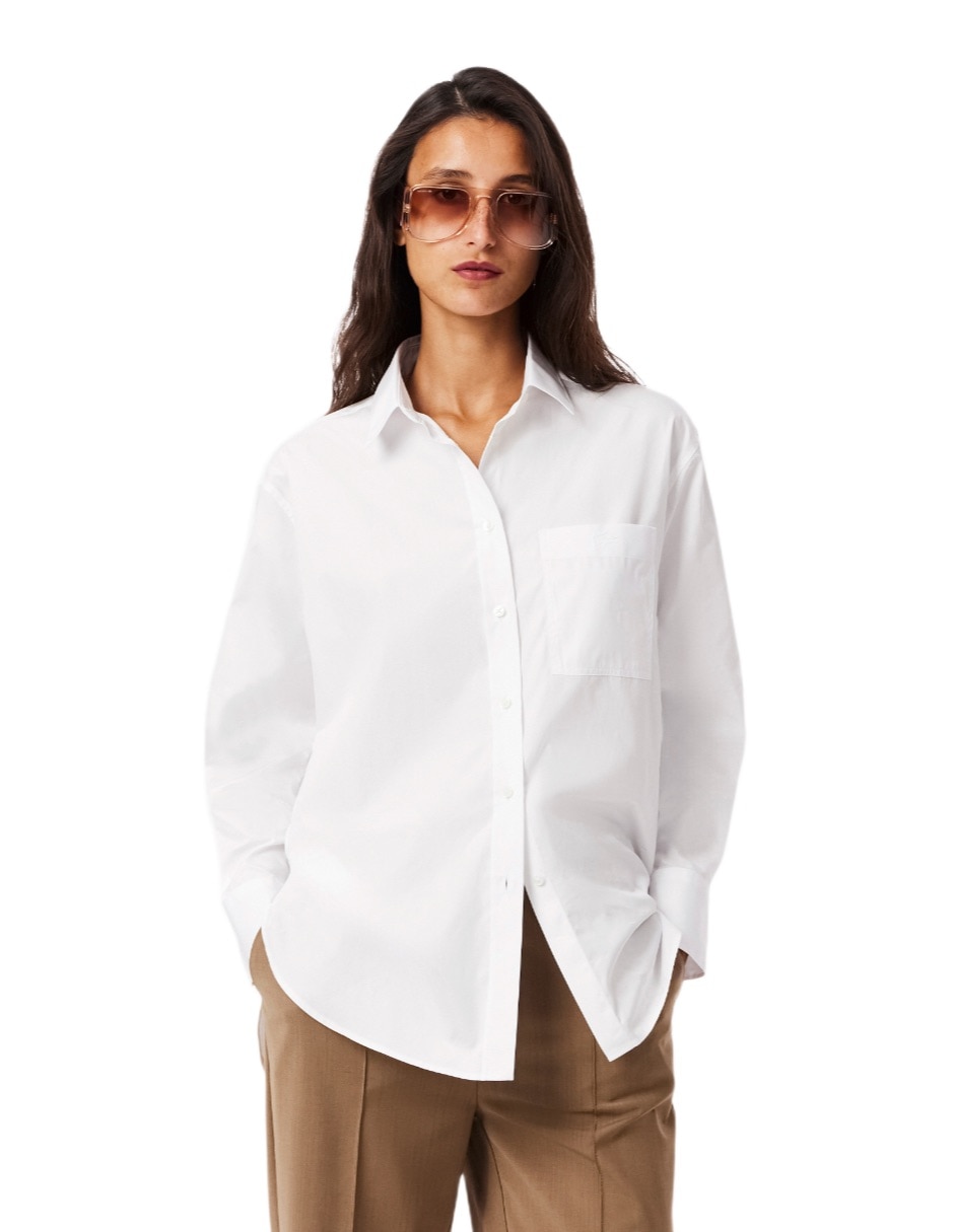Blusa camisera manga larga para mujer 2