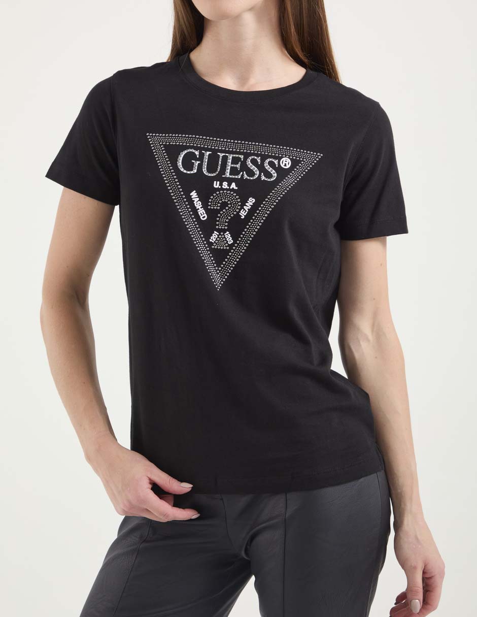 Playera manga corta cuello redondo para mujer 5