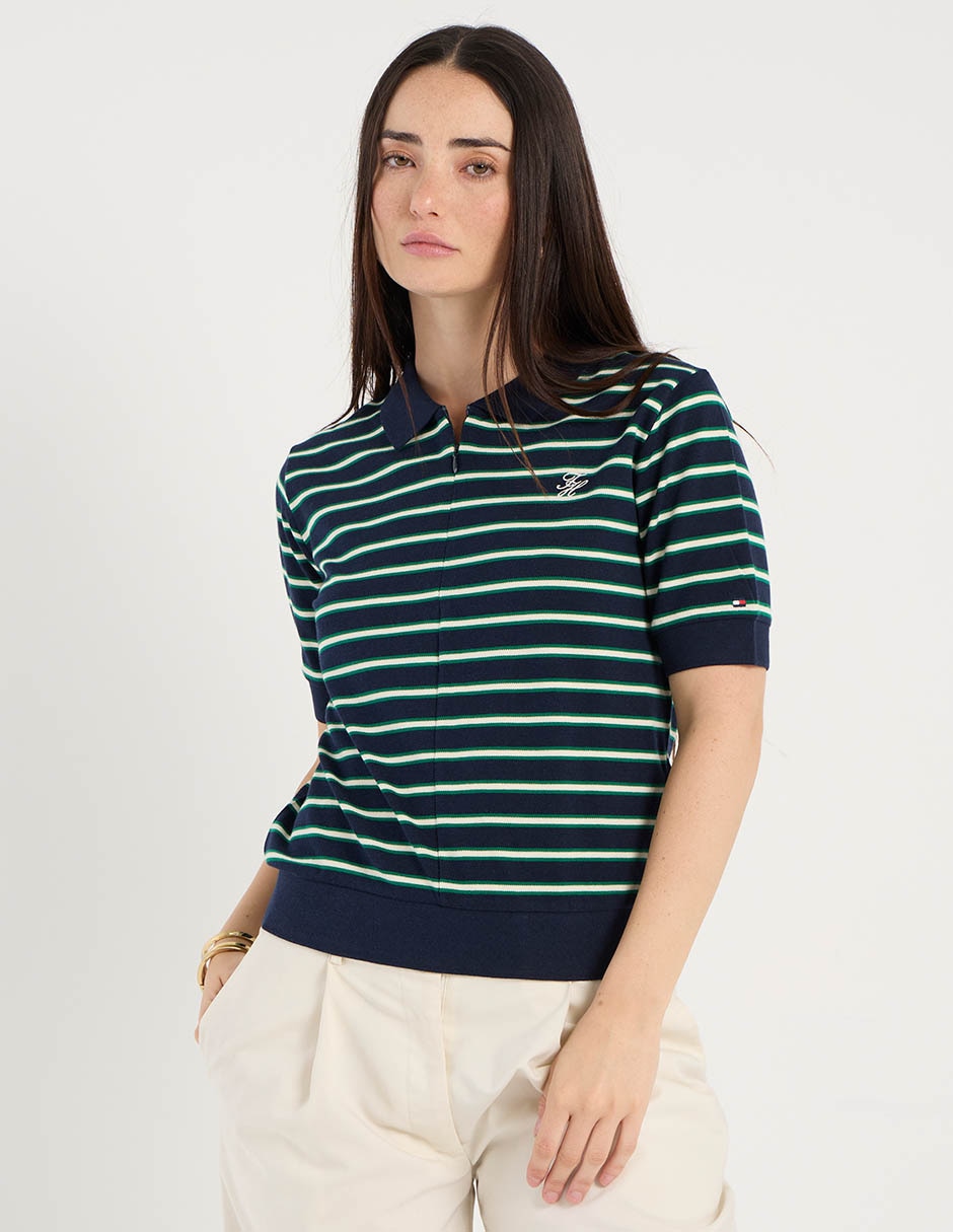 Playera tipo polo para mujer 2