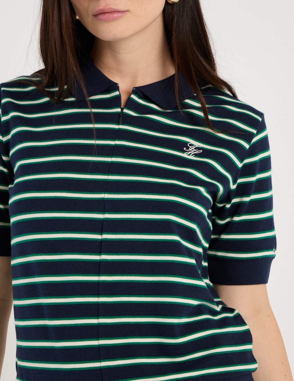 Playera tipo polo para mujer 5