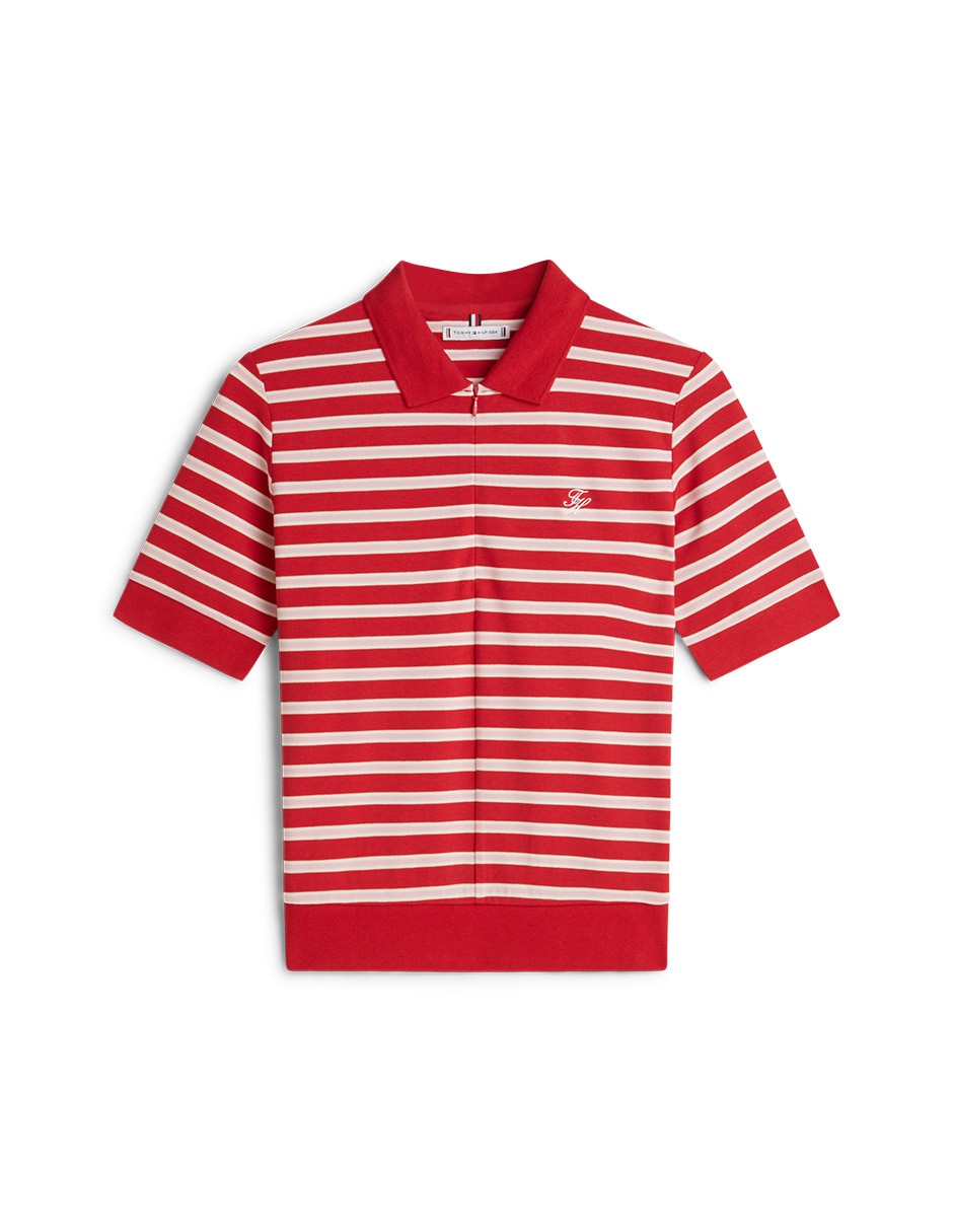 Playera tipo polo para mujer